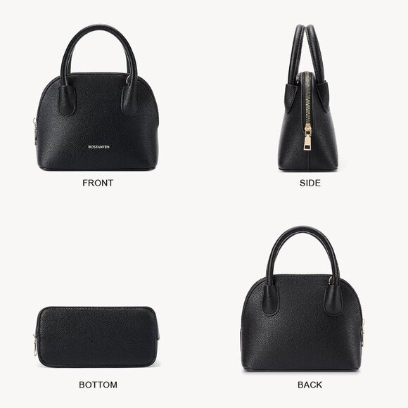 Small Crossbody Bag Mini Purses for Women Trendy Cute Vegan Leather Satchel Hand - Picture 6 of 6